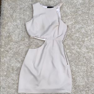 NBD x The Naven twins white cut out dress